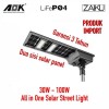 Lampu Jalan Solar Panel All in One Solar Street Light Double Sided - 80W